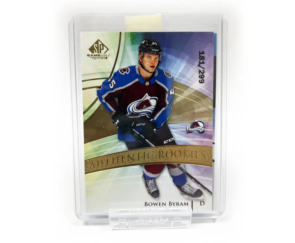 Bowen Byram SP Game Used Authentic Rookies 181/299