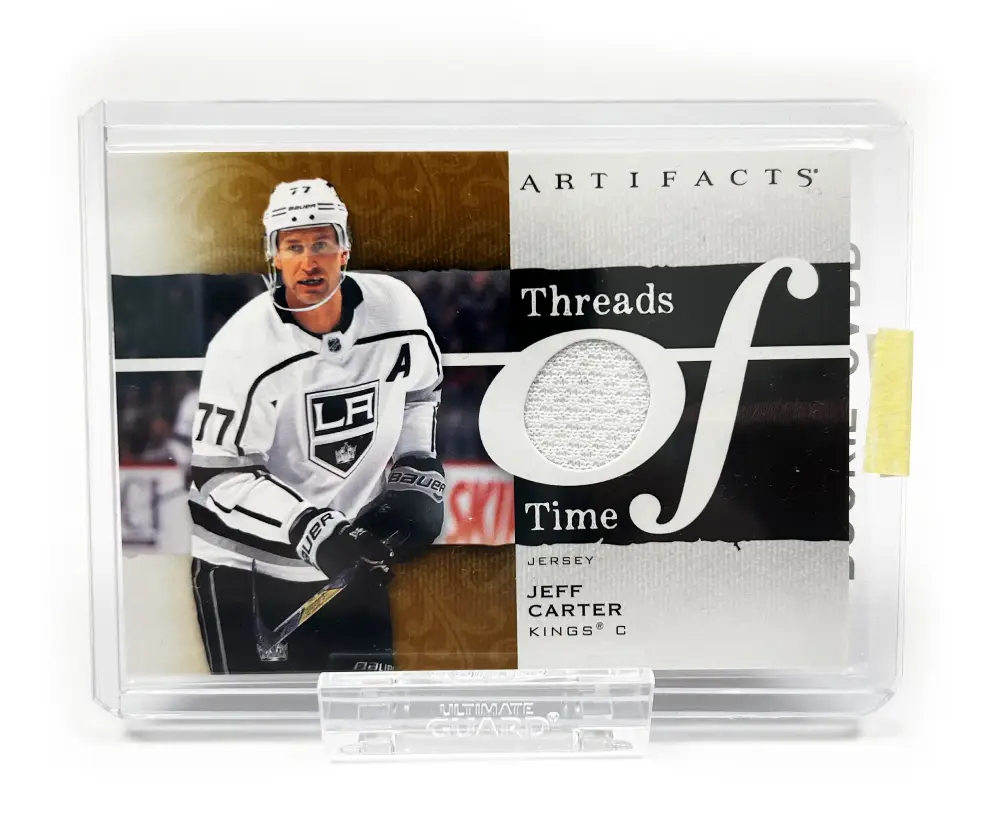 Jeff Carter Threads of Time Jersey Card