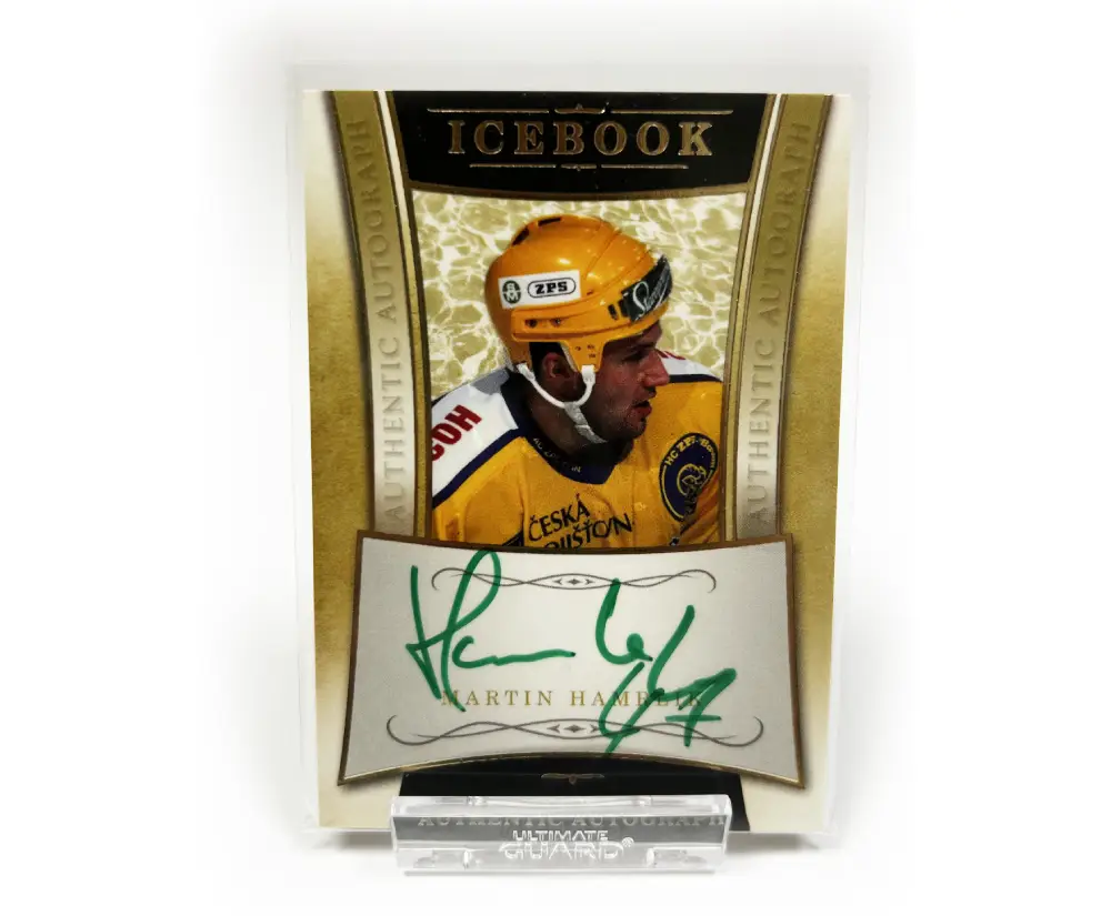 Martin Hamrlík Icebook Authentic Autograph 18/20