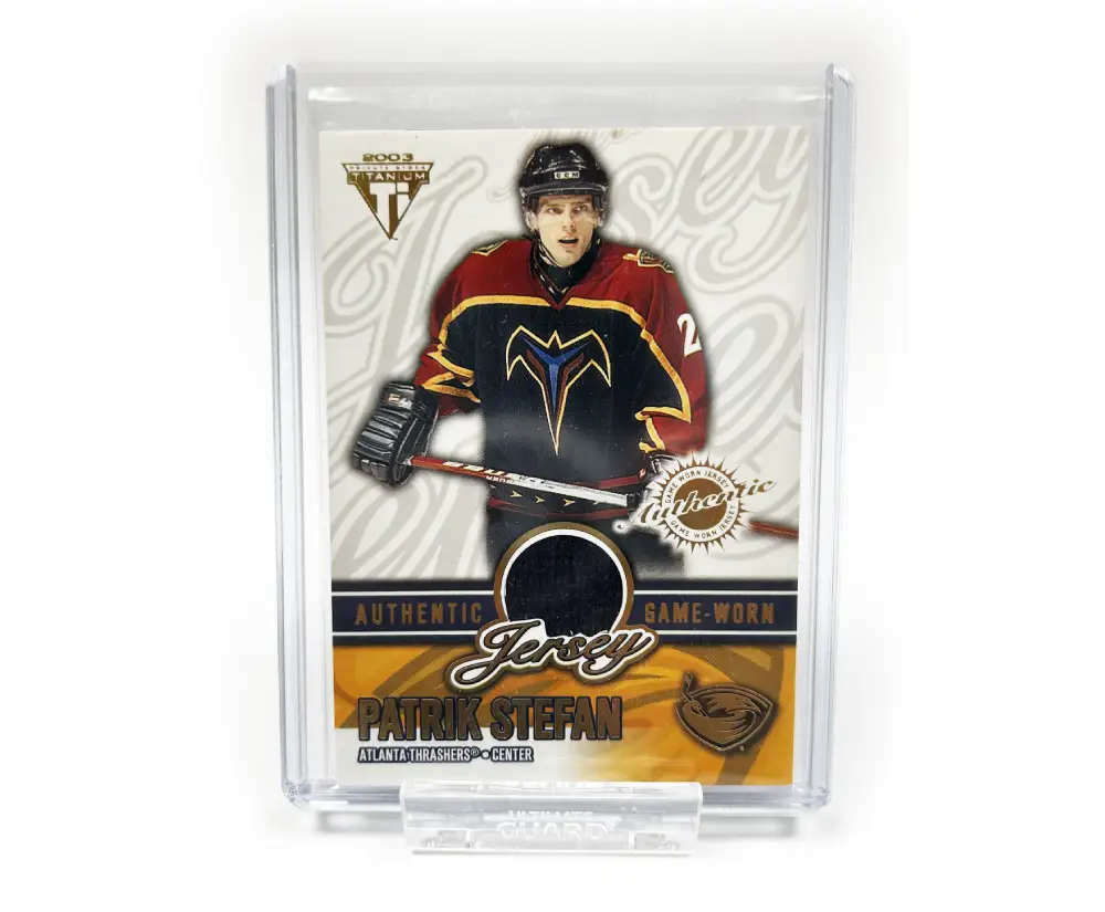Patrik Štefan 2003 Titanium Authentic Game-Worn Jersey