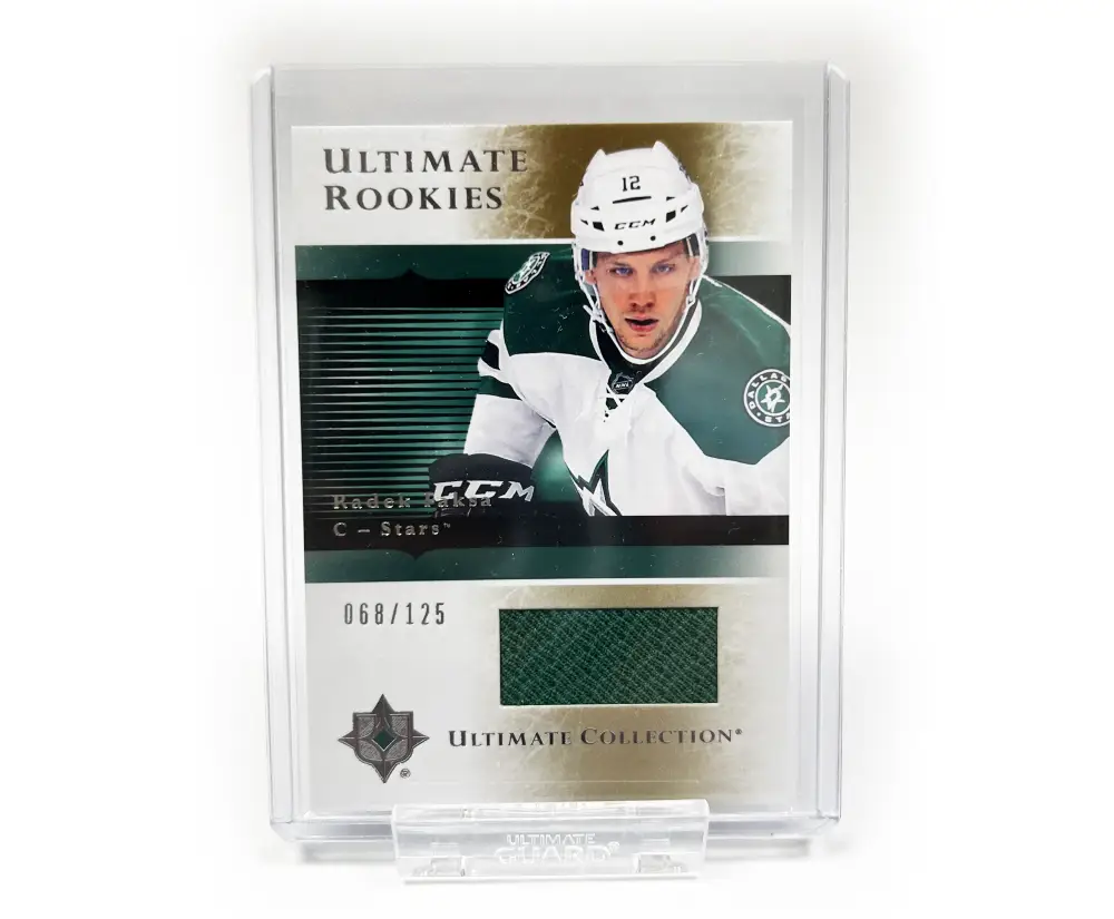 Radek Faksa Ultimate Rookies Jersey Card 68/125