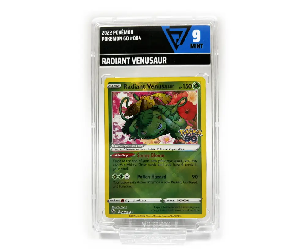 Pokémon TCG: Radiant Venusaur (004) - V-GRADING 9