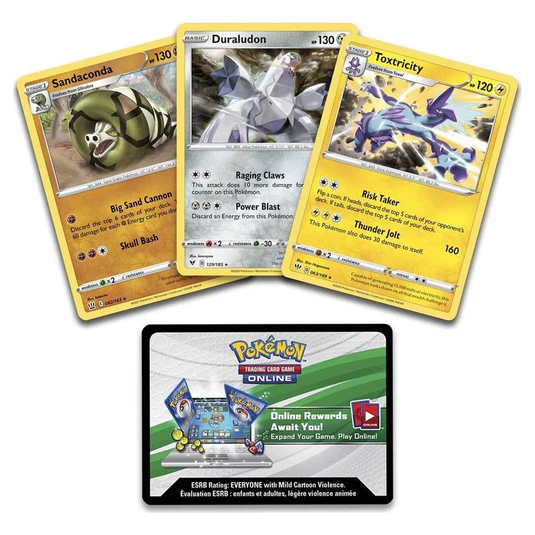 Pokémon TCG: Toxtricity, Duraludon, Sandaconda - Promo Pack Sealed