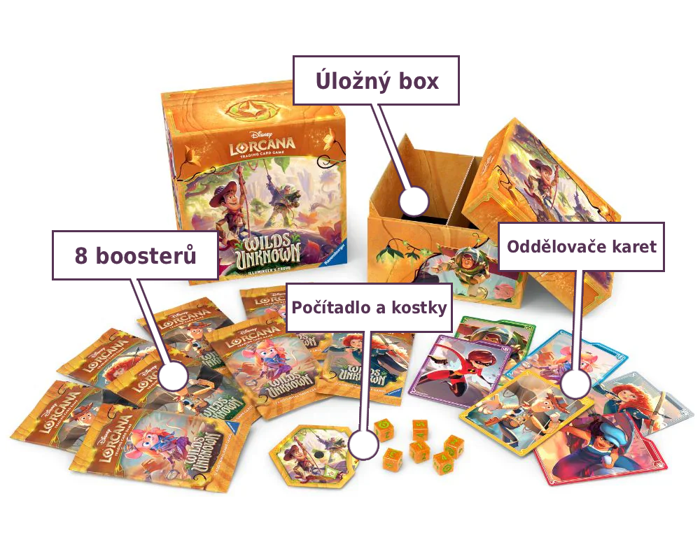 Disney Lorcana: Wilds Unknown - Illumineer's Trove - obrázek 2