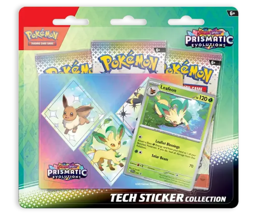 Pokémon TCG: Tech Sticker Collection Prismatic Evolutions - Leafeon