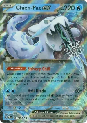 Pokémon TCG: Chien-Pao ex (061) - Snowflake Stamp Promo
