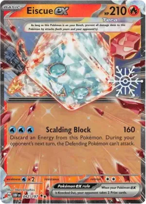 Pokémon TCG: Eiscue ex (042) - Snowflake Stamp Promo