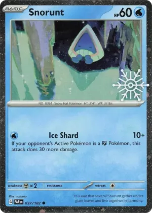 Pokémon TCG: Snorunt (037) - Cosmos Holo