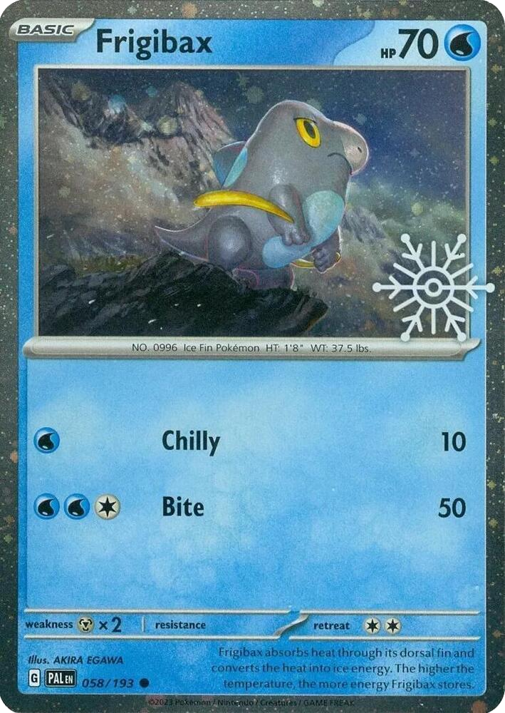 Pokémon TCG: Frigibax (058) - Cosmos Holo