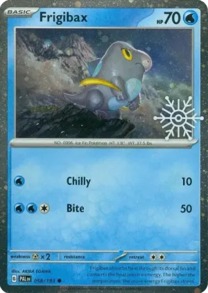 Pokémon TCG: Frigibax (058) - Cosmos Holo