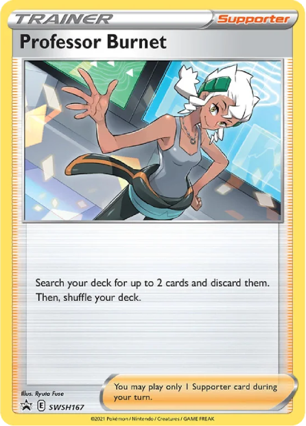 Pokémon TCG: Professor Burnet (SWSH167)