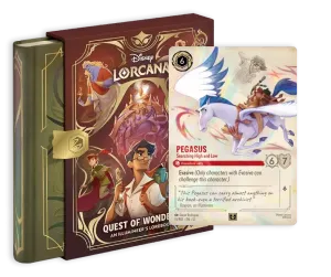 Disney Lorcana: Quest of Wonders – An Illumineer's Lorebook + promo karta