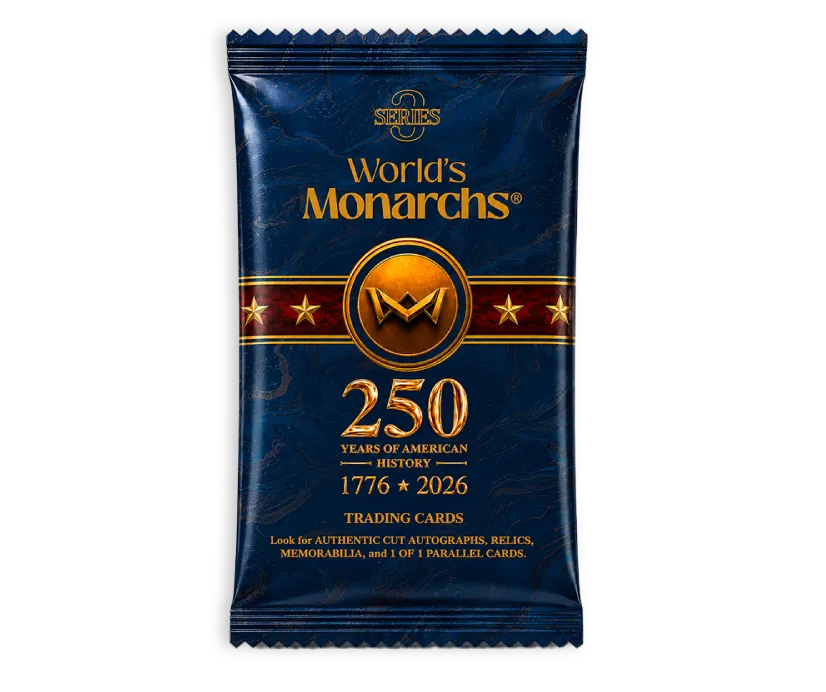 World's Monarchs: Series 3 - 250 Years of American history - Booster