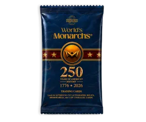 World's Monarchs: Series 3 - 250 Years of American history - Booster