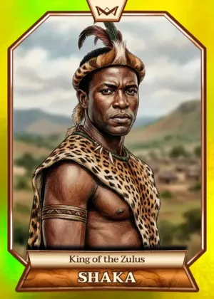 World's Monarchs: Shaka - King of the Zulus (1) - Rainbow Gold /35