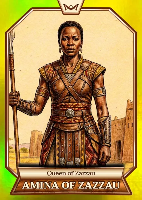 World's Monarchs: Amina of Zazzau - Queen of Zazzau (3) - Rainbow Gold /35