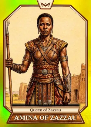World's Monarchs: Amina of Zazzau - Queen of Zazzau (3) - Rainbow Gold /35