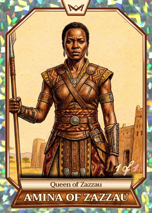 World's Monarchs: Amina of Zazzau - Queen of Zazzau (3) - Kaleidoscope 1/1