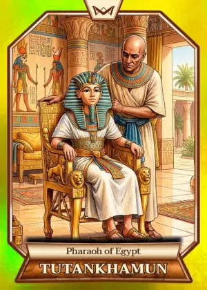 World's Monarchs: Tutankhamun - Pharaoh of Egypt (5) - Rainbow Gold /35