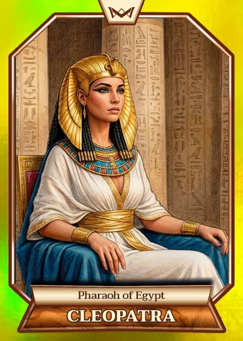 World's Monarchs: Cleopatra - Pharaoh of Egypt (6) - Rainbow Gold /35