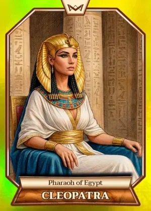 World's Monarchs: Cleopatra - Pharaoh of Egypt (6) - Rainbow Gold /35