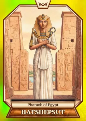 World's Monarchs: Hatshepsut - Pharaoh of Egypt (8) - Rainbow Gold /35