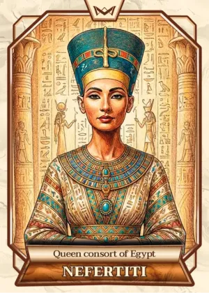 World's Monarchs: Nefertiti - Queen consort of Egypt (9)