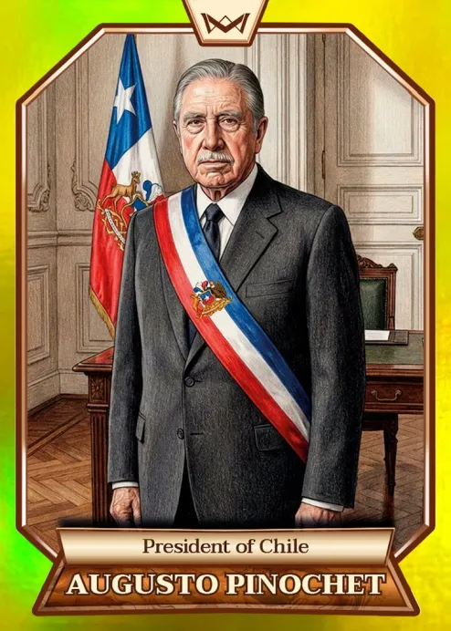 World's Monarchs: Augusto Pinochet - President of Chile (24) - Rainbow Gold /35