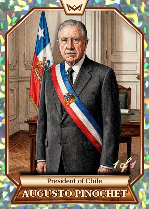 World's Monarchs: Augusto Pinochet - President of Chile (24) - Kaleidoscope 1/1