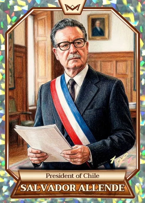 World's Monarchs: Salvador Allende - President of Chile (25) - Kaleidoscope 1/1