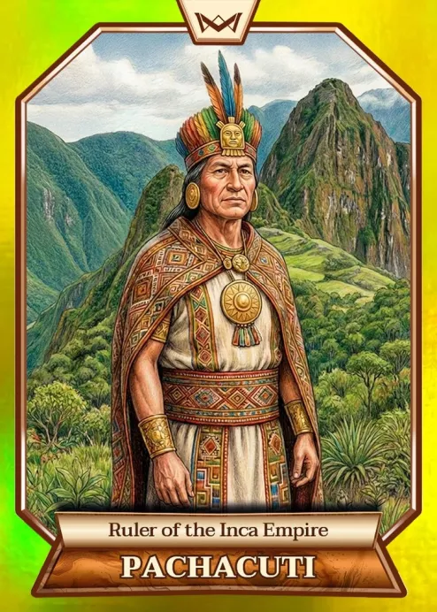 World's Monarchs: Pachacuti - Ruler of the Inca Empire (28) - Rainbow Gold /35