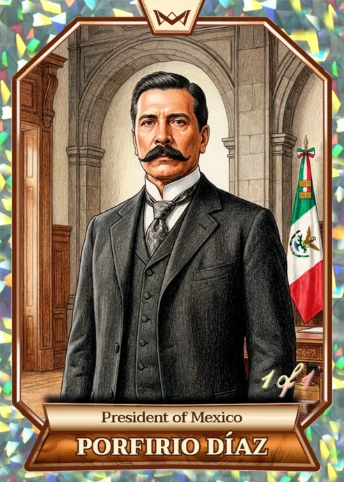 World's Monarchs: Porfirio Díaz - President of Mexico (32) - Kaleidoscope 1/1