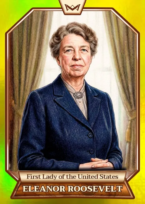 World's Monarchs: Eleanor Roosevelt - First Lady of the United States (40) - Rainbow Gold /35