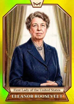 World's Monarchs: Eleanor Roosevelt - First Lady of the United States (40) - Rainbow Gold /35