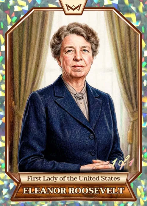 World's Monarchs: Eleanor Roosevelt - First Lady of the United States (40) - Kaleidoscope 1/1