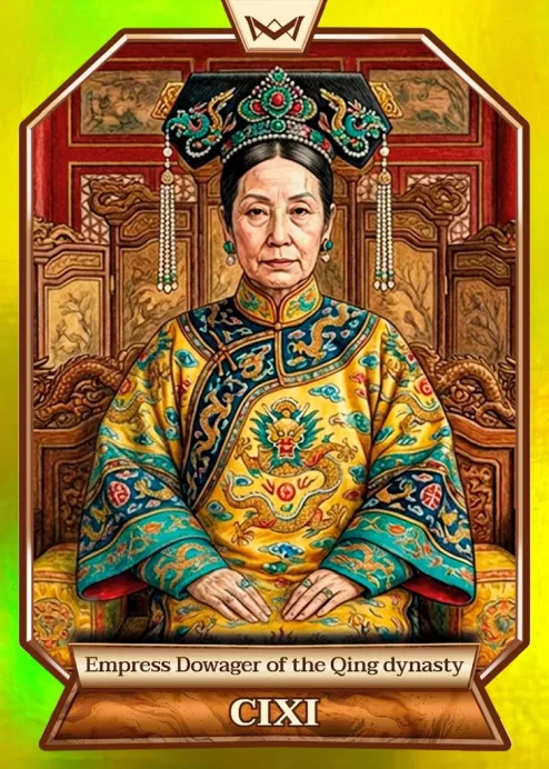 World's Monarchs: Cixi - Empress Dowager of the Qing dynasty (58) - Rainbow Gold /35