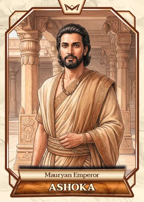 World's Monarchs: Ashoka - Mauryan Emperor (61)