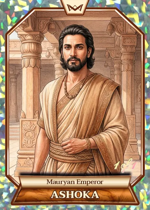 World's Monarchs: Ashoka - Mauryan Emperor (61) - Kaleidoscope 1/1