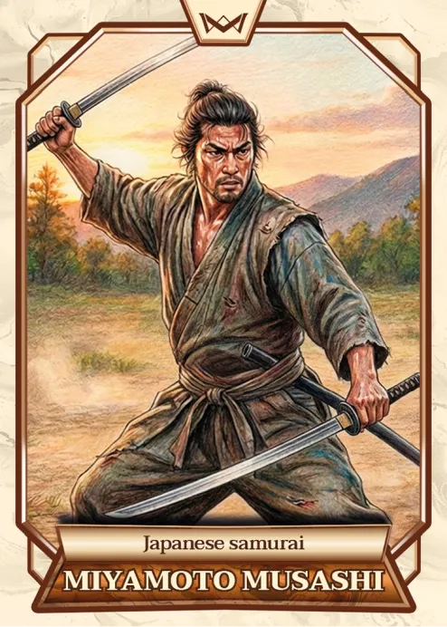 World's Monarchs: Miyamoto Musashi - Japanese samurai (66)