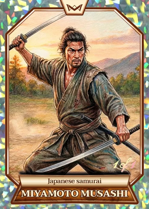 World's Monarchs: Miyamoto Musashi - Japanese samurai (66) - Kaleidoscope 1/1