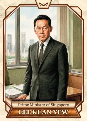 World's Monarchs: Lee Kuan Yew - Prime Minister of Singapore (77)