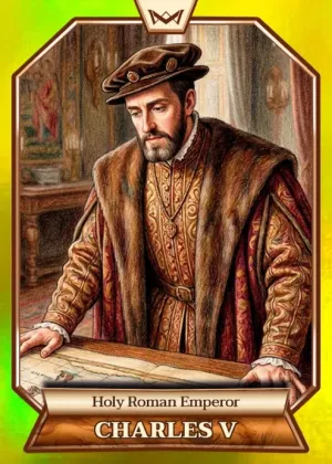 World's Monarchs: Charles V - Holy Roman Emperor (80) - Rainbow Gold /35