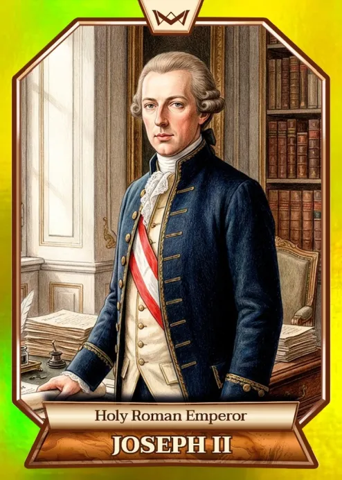 World's Monarchs: Joseph II - Holy Roman Emperor (81) - Rainbow Gold /35