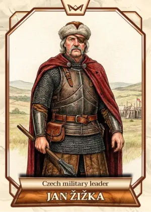 World's Monarchs: Jan Žižka - Czech military leader (85)