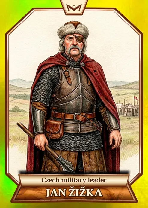 World's Monarchs: Jan Žižka - Czech military leader (85) - Rainbow Gold /35