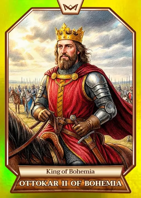 World's Monarchs: Ottokar II of Bohemia - King of Bohemia (87) - Rainbow Gold /35