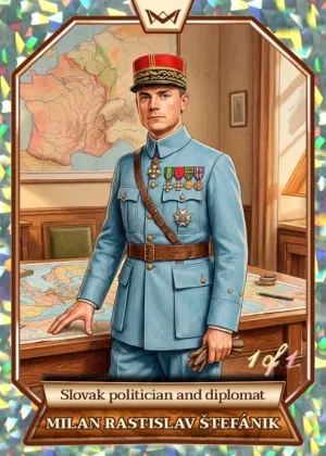 World's Monarchs: Milan Rastislav Štefánik - Slovak politician and diplomat (90) - Kaleidoscope 1/1