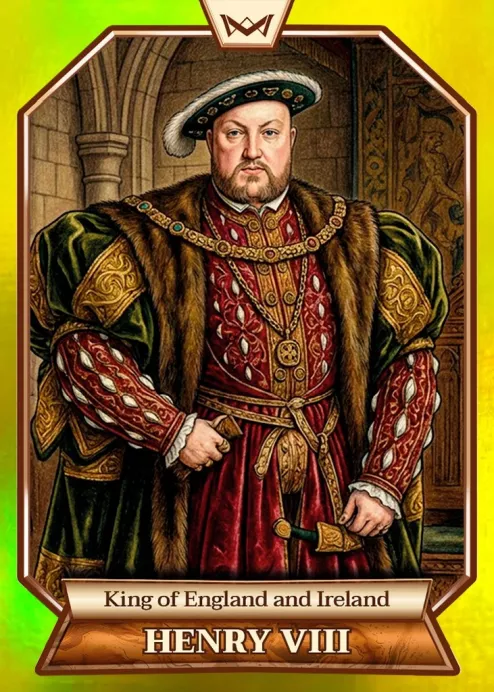 World's Monarchs: Henry VIII - King of England and Ireland (92) - Rainbow Gold /35