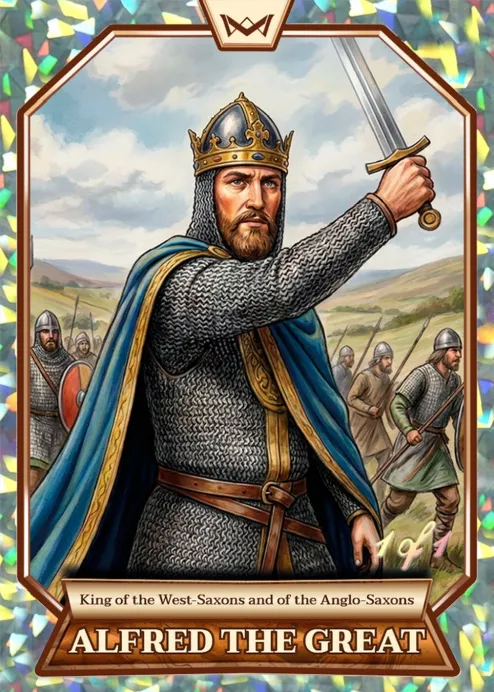 World's Monarchs: Alfred the Great - King of the West-Saxons and of the Anglo-Saxons (101) - Kaleidoscope 1/1