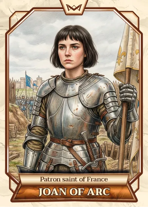 World's Monarchs: Joan of Arc - Patron saint of France (119)